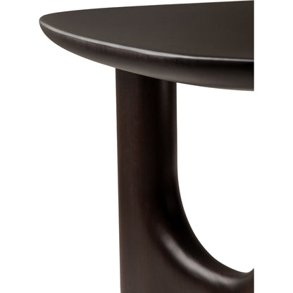 Flow Side Table - Rose Brown Mahogany
