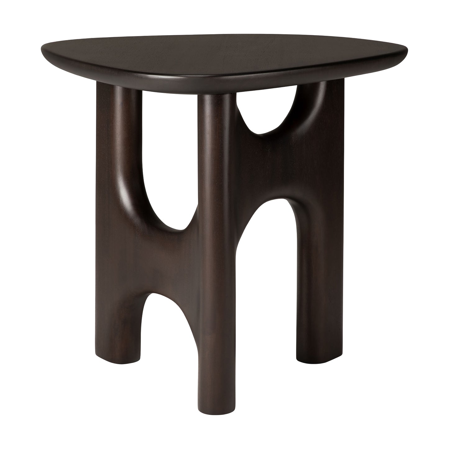 Flow Side Table - Rose Brown Mahogany