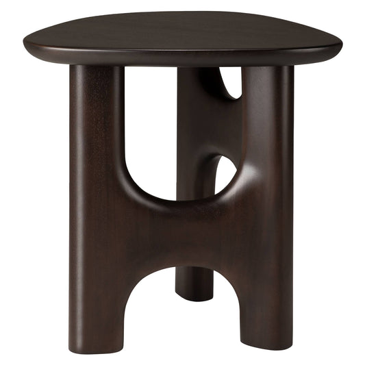 Flow Side Table - Rose Brown Mahogany