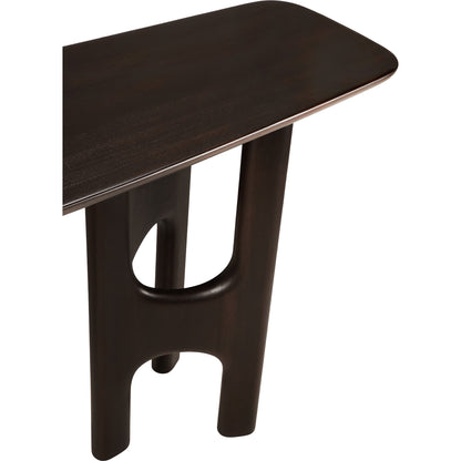 Flow Sofa Console Table - Rose Brown Mahogany