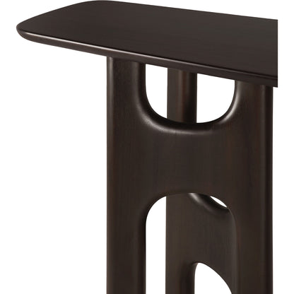 Flow Sofa Console Table - Rose Brown Mahogany