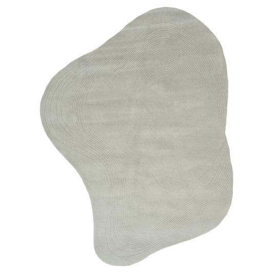 Fluid Arc Rug - Chalk