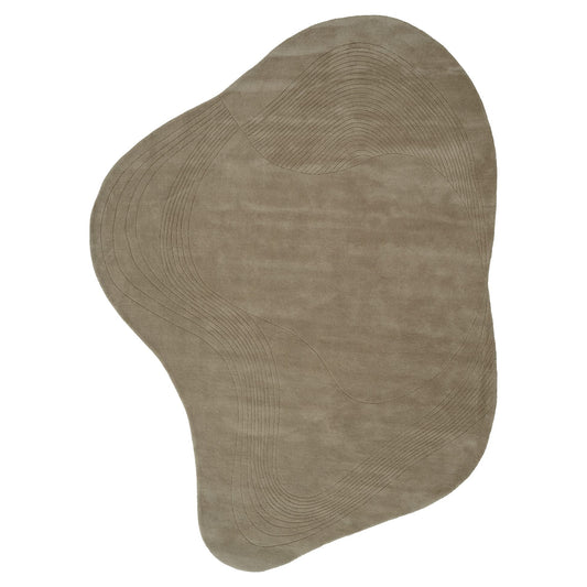Fluid Arc Rug - Earth