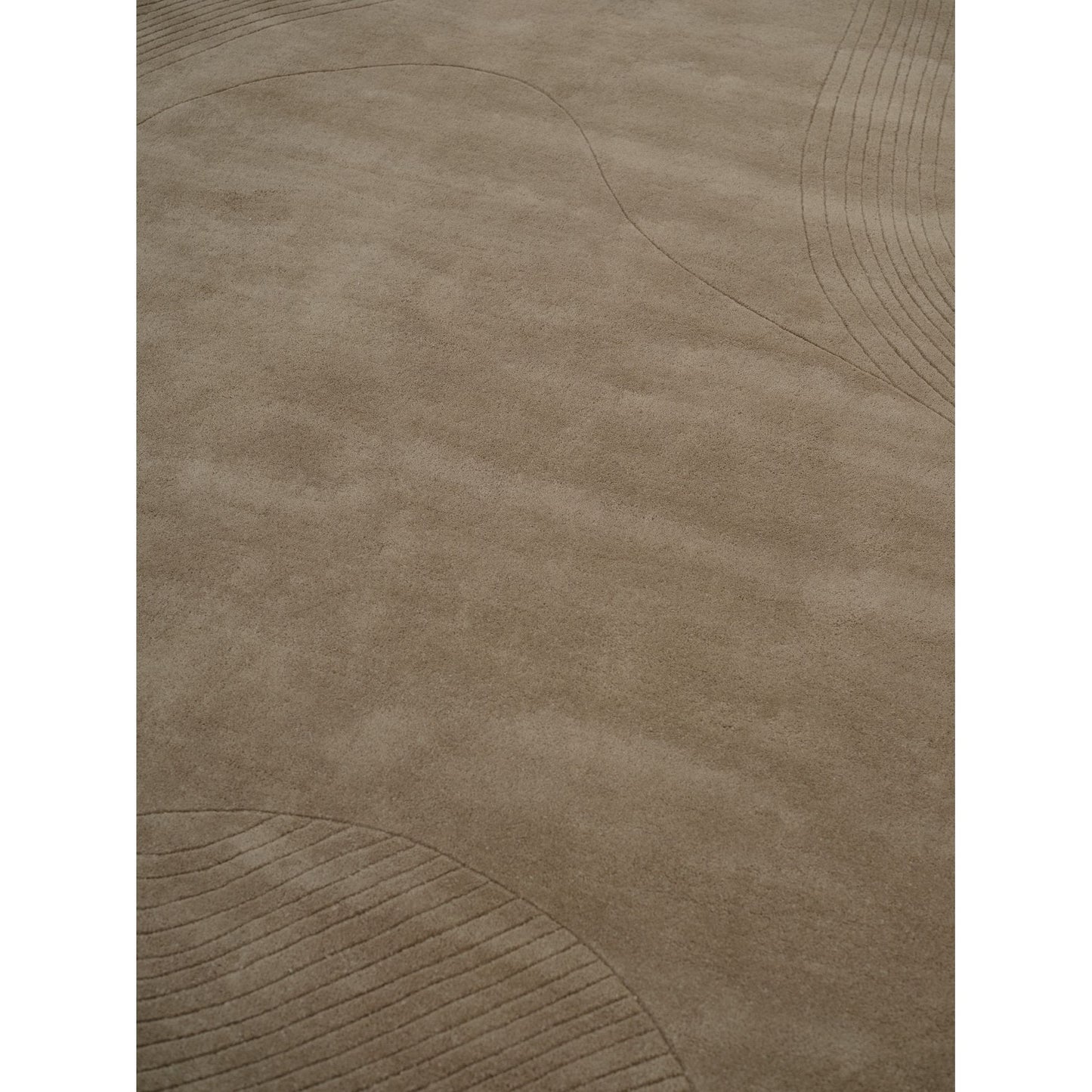Fluid Arc Rug - Earth