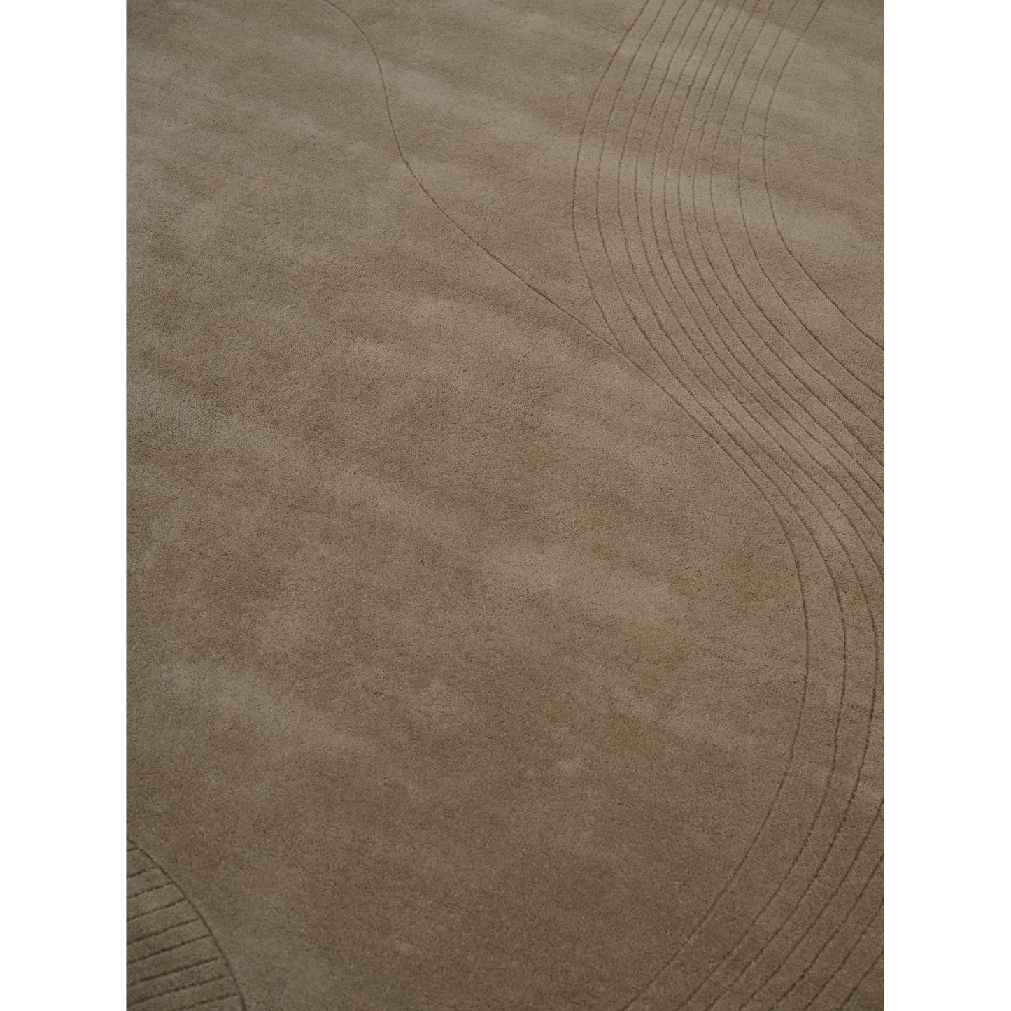 Fluid Arc Rug - Earth