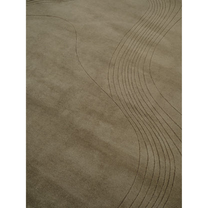Fluid Arc Rug - Olive