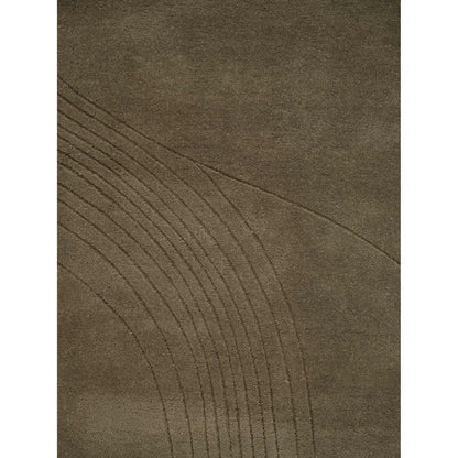 Fluid Arc Rug - Olive