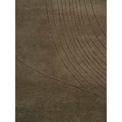 Fluid Arc Rug - Olive