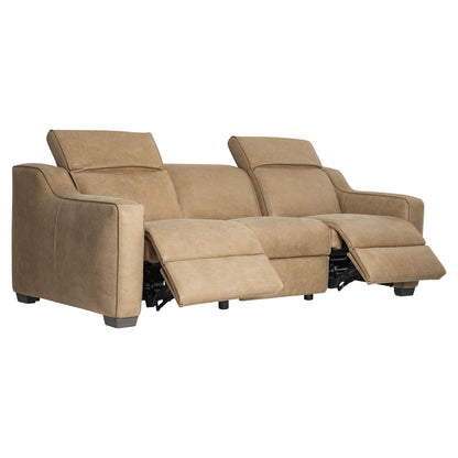 Flynn Leather Power Motion Sofa