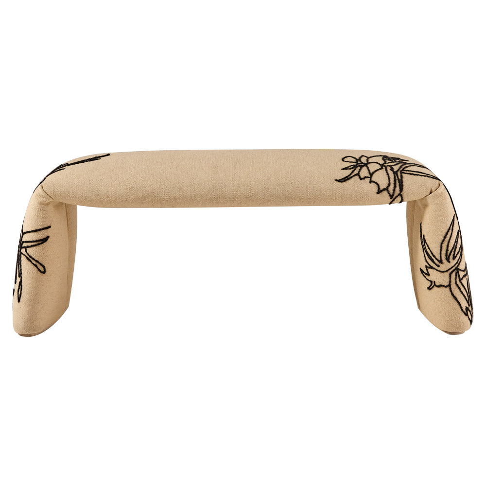 Folded Bench - Large, Flower