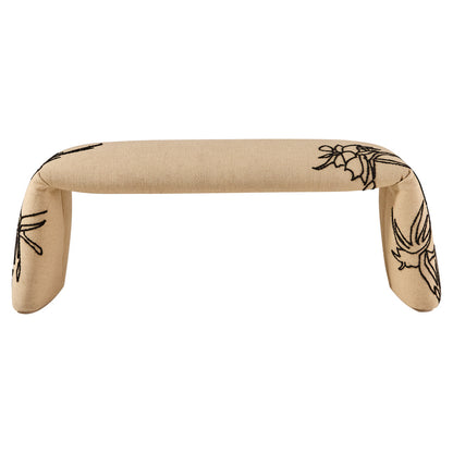 Folded Bench - Large, Flower