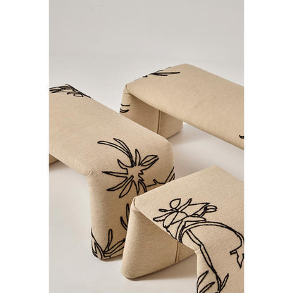 Folded Bench - Medium, Flower