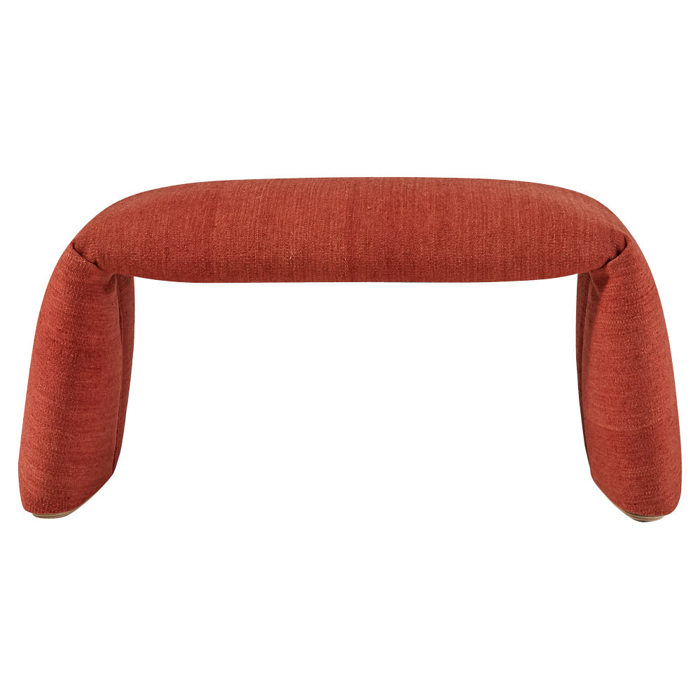 Folded Bench - Medium, Saffron Red