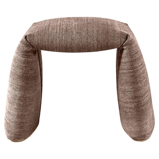 Folded Bench - Small, Grayish Brown