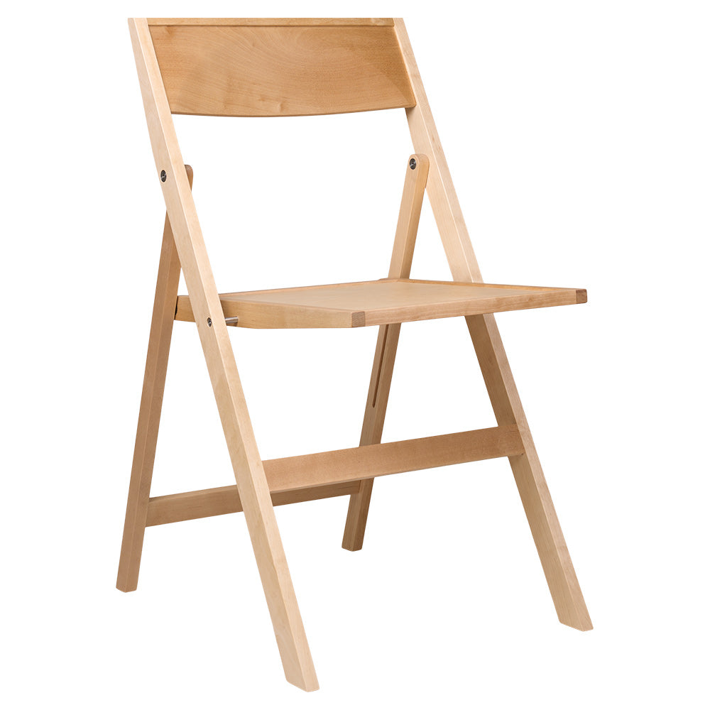 Folding Flat Chair - Natural Birch