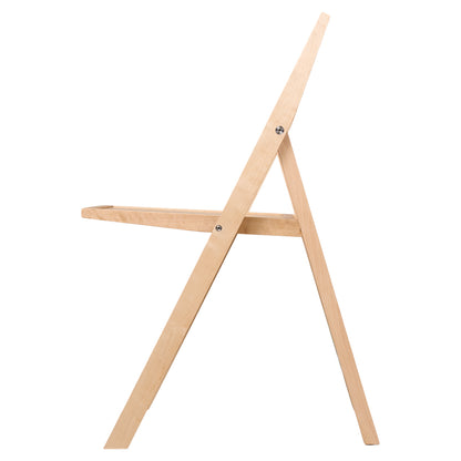Folding Flat Chair - Natural Birch