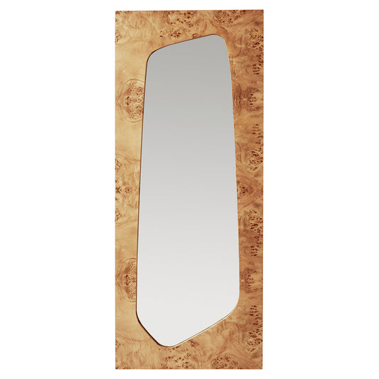 Folia Mirror - Natural Burl, Large