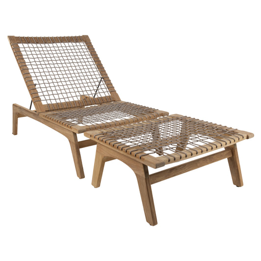 Forte Deck Chair And Foot Rest