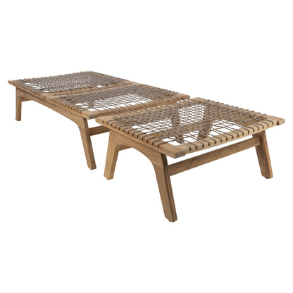 Forte Deck Chair And Foot Rest