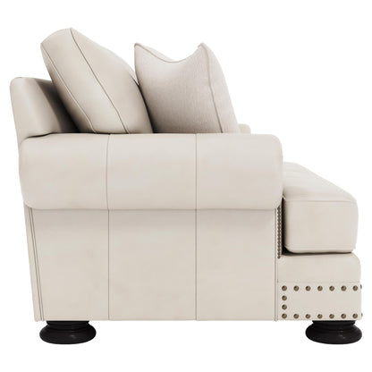 Foster Leather Loveseat