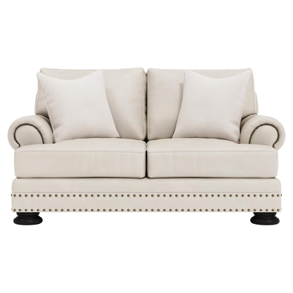 Foster Leather Loveseat