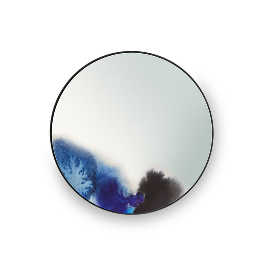 Francis Small Round Wall Mirror - Blue, Purple