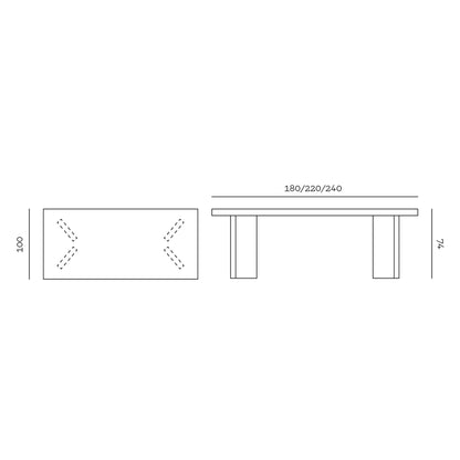 French Dining Table - Oak