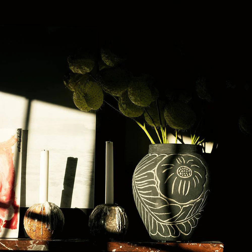 Frida Small Vase - Black