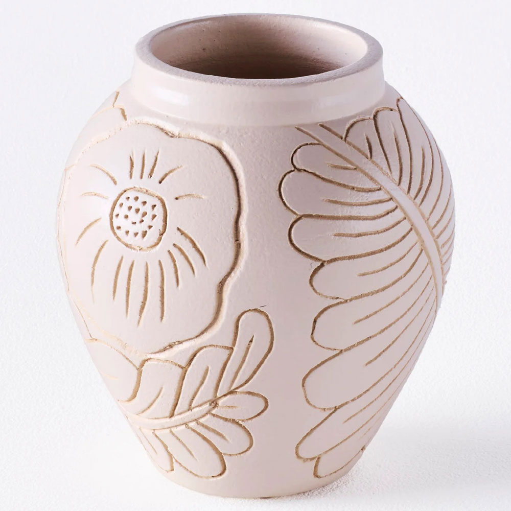 Frida Small Vase - White
