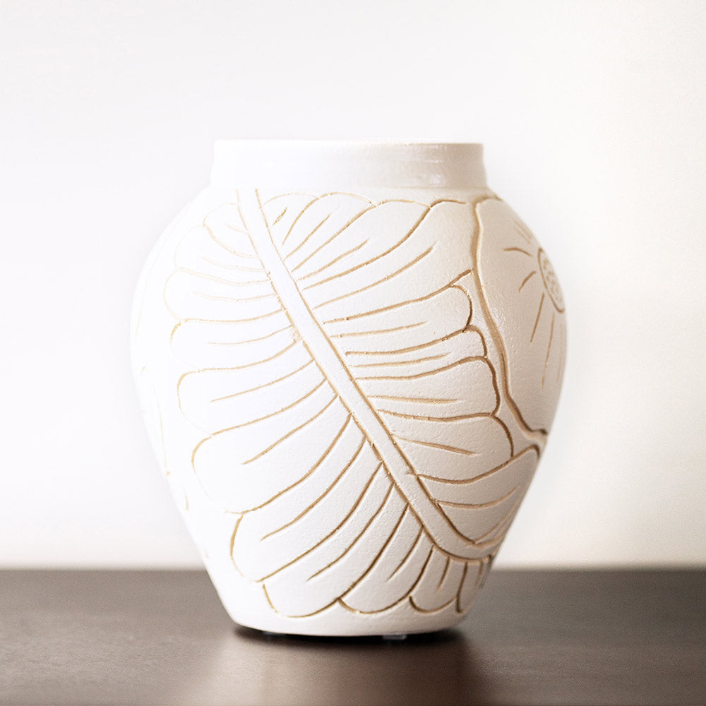 Frida Small Vase - White