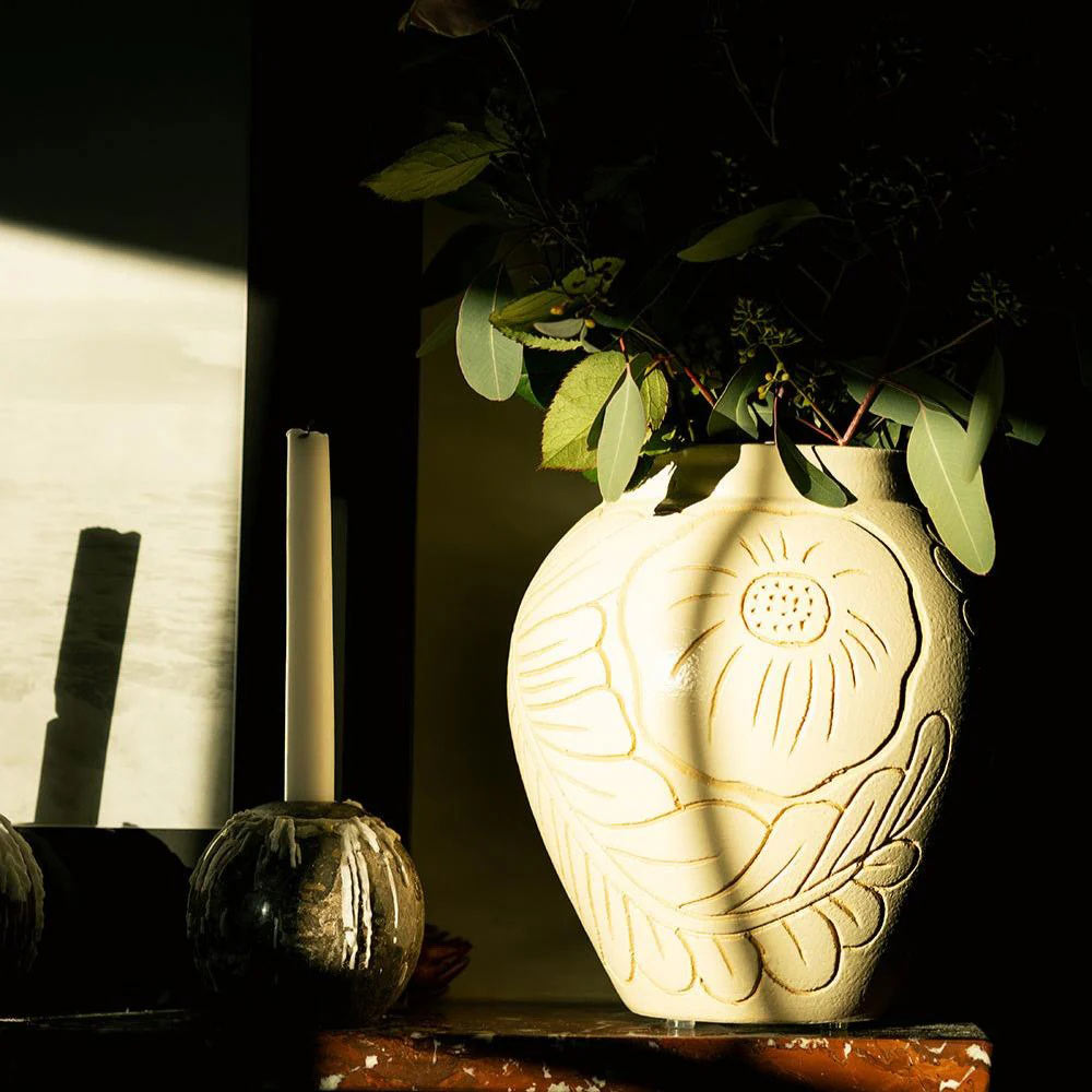 Frida Small Vase - White