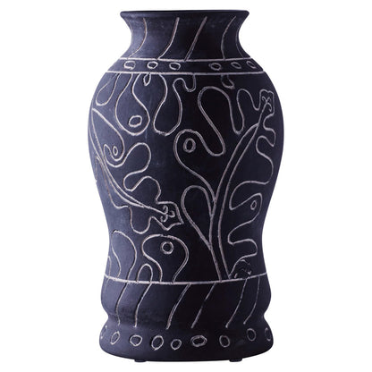 Frida Tall Vase - Black