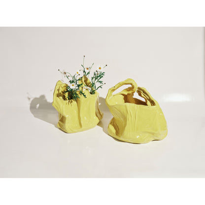 Gala Vase - Yellow, Large