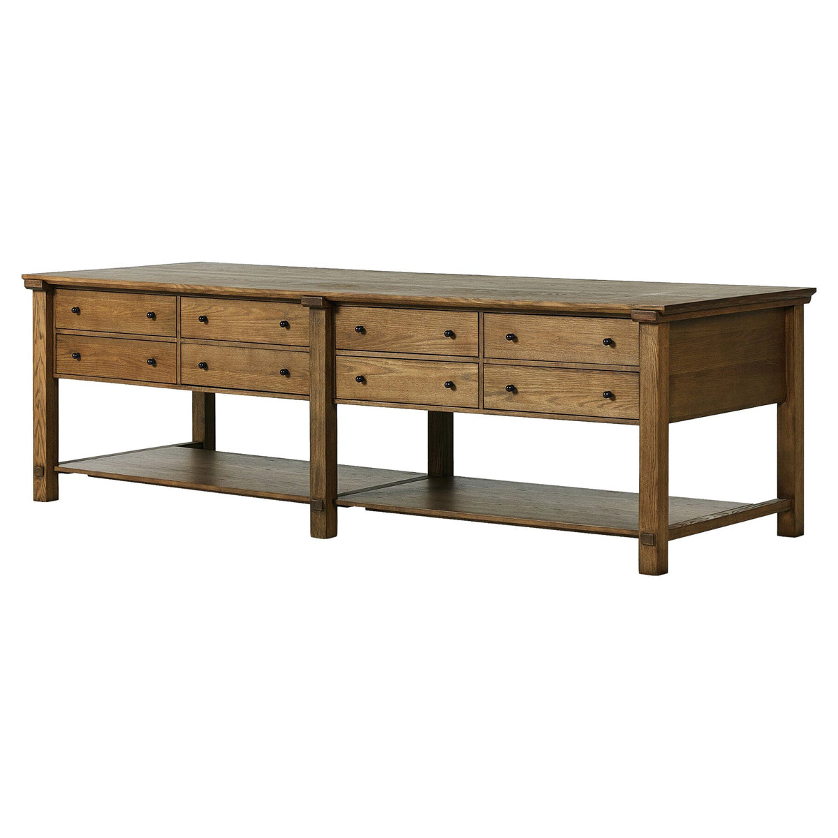 Gardendale Kitchen Island - Tan Oak Veneer
