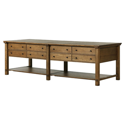 Gardendale Kitchen Island - Tan Oak Veneer