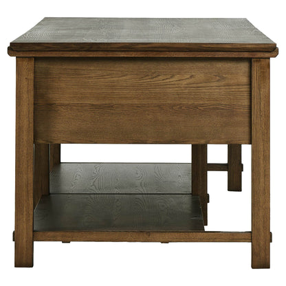 Gardendale Kitchen Island - Tan Oak Veneer