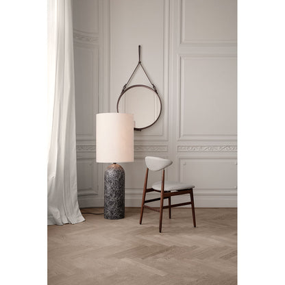 Gent Fully Upholstered Dining Chair - Wood Base