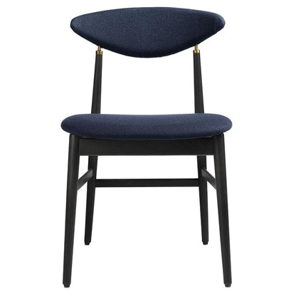 Gent Fully Upholstered Dining Chair - Wood Base