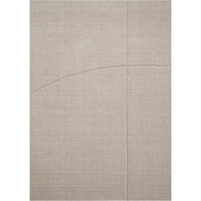 Geometric Maze Rug - Beige