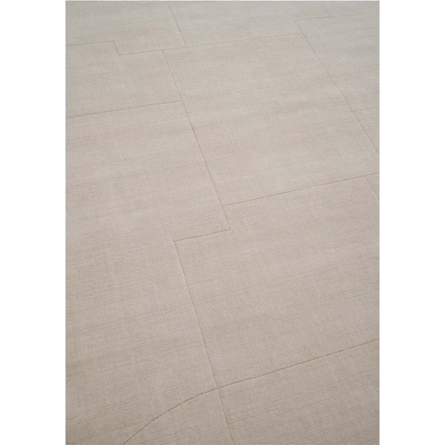 Geometric Maze Rug - Beige