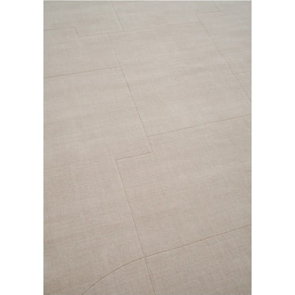 Geometric Maze Rug - Beige