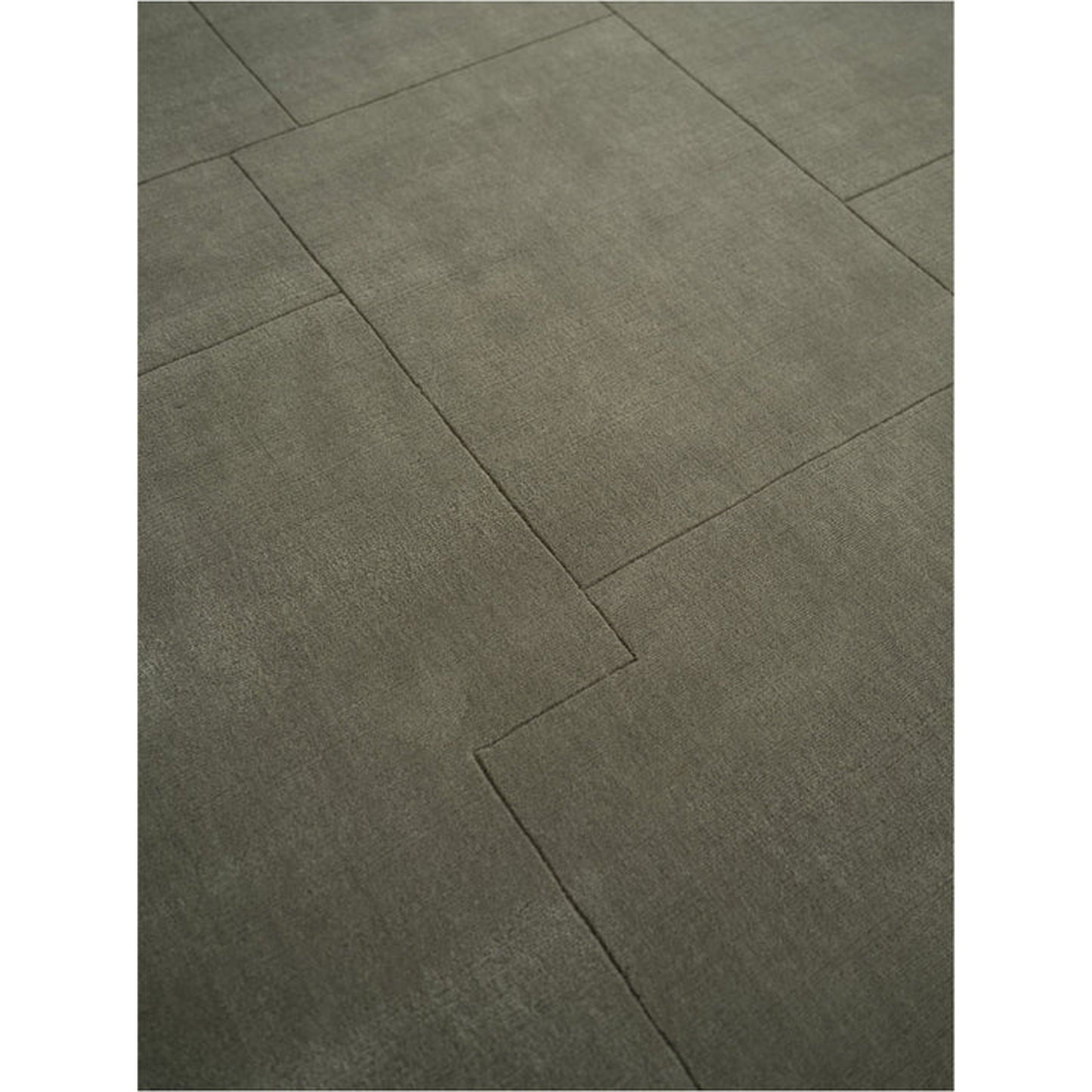 Geometric Maze Rug - Moss