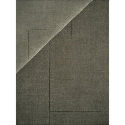 Geometric Maze Rug - Moss