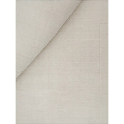 Geometric Maze Rug - White
