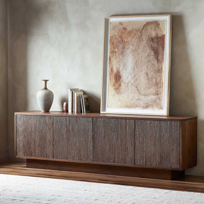 Gilmore Media Console - Aged Mango
