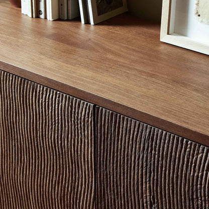 Gilmore Media Console - Aged Mango