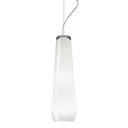 Glass Drop Pendant - White