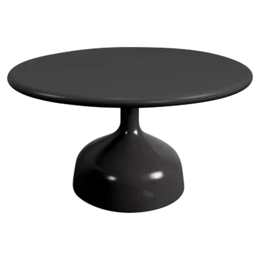 Glaze Large Coffee Table - Lava Gray Aluminum Top, Lava Gray Aluminum Base