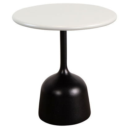 Glaze Small Coffee Table - Sand Aluminum Top, Lava Gray Aluminum Base