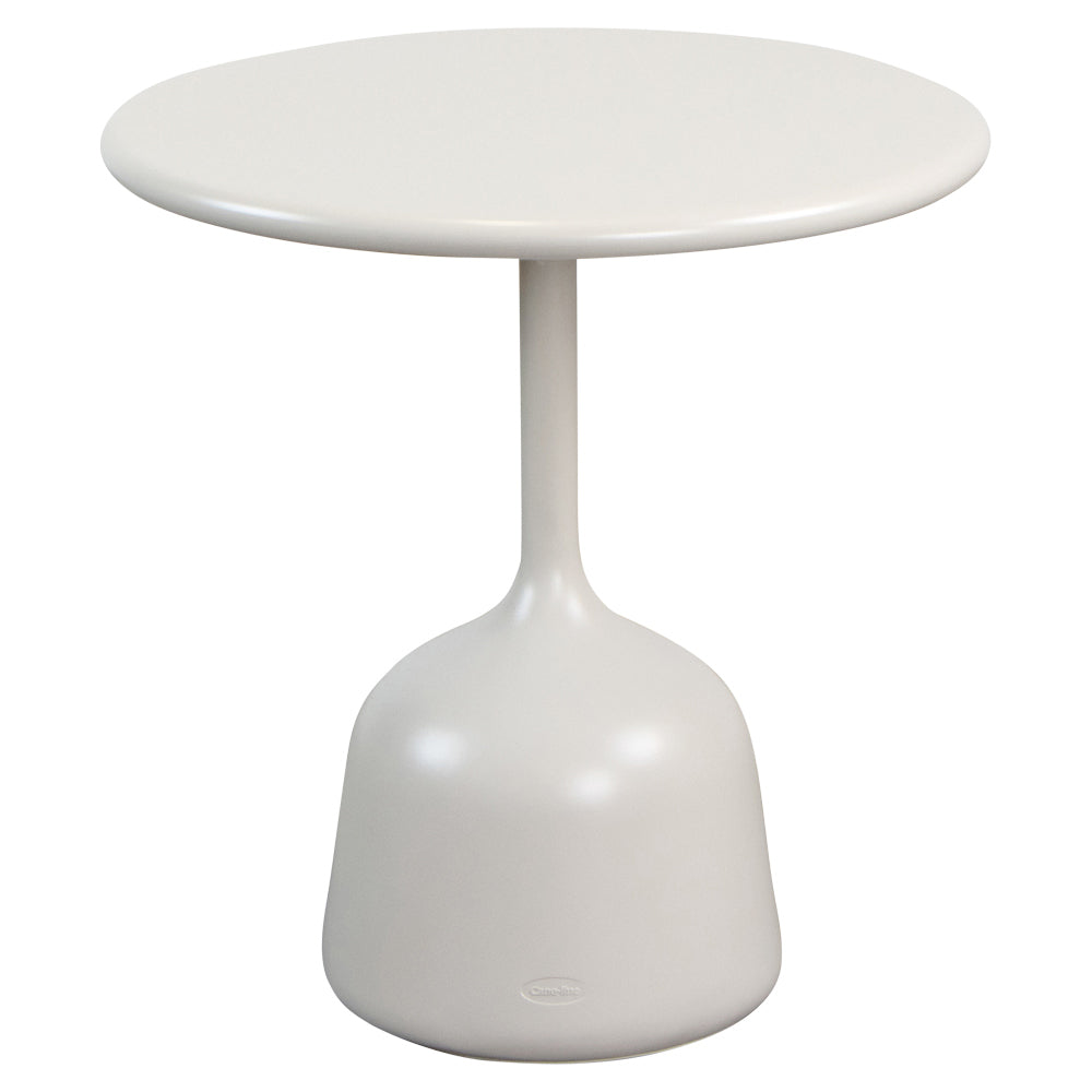 Glaze Small Coffee Table - Sand Aluminum Top, Sand Aluminum Base